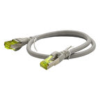 DIGITUS CAT6A S-FTP PATCH CORD 0,50 MT GREY (10'LU PAKET)