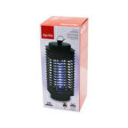 APRİLLA AIK-9912  FANUS MODEL  ELEKTRİKLİ SİNEK ÖLDÜRÜCÜ UVA FLORESAN MOR IŞIK 3W METAL ASKI HALKASI 11X11X24CM (5042)