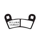 EBC FA456R POLARIS OUTLAW-RZR570/800/900 SINTER FREN BALATASI