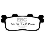 EBC SFA607HH KYMCO XCITING 250/500 SINTER ARKA FREN BALATASI