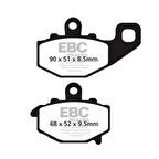 EBC FA192V KAWASAKI ZX6-R 95-16 , ER6-F , ER6-N 06-16 YARI SİNTER ARKA FREN BALATA