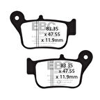 EBC SFA628HH SYM MAXSYM400 - MAXSYM600 ABS SINTER ARKA FREN BALATASI