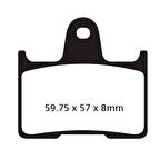 EBC FA254V HARLEY DAVIDSON XL883 /XL1200 ROADSTER 14-20 YARI SİNTER ARKA FREN BALA