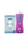 Durex Yok Ötesi XL 20'li İnce Prezervatif + Aloe Vera Kayganlaştırıcı Jel 200ml