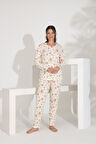 Etoile %100 Pamuk Uzun Kol Kadın Pijama Takımı 98288