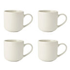 Mikasa MKCBMUGPK4 Cranborne 4lü 320ml Seramik Krem Kupa Seti