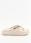 KARL LAGERFELD Krem Kadın Terlik KL85025
