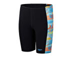 Speedo Digi Alov Panl Jammer Jm Black/Blue Erkek Çocuk Mayosu 8-00315817593 Siyah