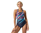 Speedo Speedo Digi Plmt Mdlt Af Navy Kadın Yüzücü Mayosu 8-00305518178 Lacivert