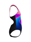 Speedo Çok Renkli Kız Çocuk Desenli Yüzücü Mayosu 8-002625002-SPEEDO PRNT SPLASHBACK