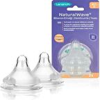 Lansinoh Natural Wave Biberon Emziği 2'li Yavaş Akış