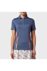 Callaway Other Ss Colorblock With Buttons Choroma Kadın Tshirt