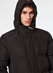 Superdry Siyah Erkek Mont M5011901A02A_HOODED 5 BAFFLE SPORTS