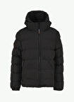 Superdry Siyah Erkek Mont M5011905A02A_HOODED SPORTS PUFFER J