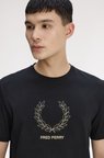 Fred Perry M1775 Outline Laurel Wreath Erkek Tişört