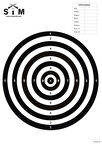 SiM Hedef Kağıdı kod 909 (10 Adet)