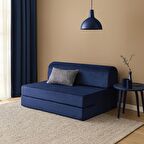 Homedius Magic Katlanır Yataklı Çift Kişilik Koltuk-Mavi