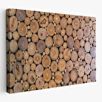 Odun Kütükler Kanvas Tablo-5078