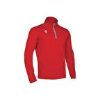 Macron Erkek Eşofman Üstü Havel 1 4 Zıp Top Red 541802