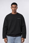 Erkek notbasicproject Oversize Long Sleeve Siyah