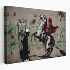 Banksy Napolyon Geçişi Alpler Kanvas Tablosu-5094