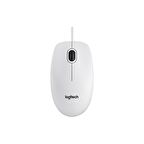 Logitech B100 Kablolu Beyaz Mouse  910-003360