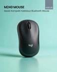 LOGITECH M240 KABLOSUZ 4000 DPI SİYAH MOUSE 910-007182
