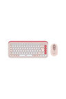 Logitech POP ICON Bluetooth Klavye Mouse Seti Pudra Pembe 920-013077