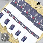 5 Adet Yazlık Penye Erkek Orta Uzun Çorap Parfümlü