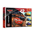 PUZZLE-17327 Disney Cars 3 60 Parça Puzzle