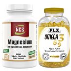 Ncs Magnesium Malat 180 Tablet & Flx Omega 3-6-9 90 Tablet