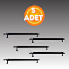 Klipso Mat Siyah 96 MM Metal Lüks Çekmece Dolap Mobilya Kulpları ( 5 ADET )