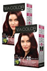 Sea Color 4/6 Saç Boyası Kestane Kızılı 100 ml x 2 Kutu