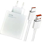 120W Redmi Note 13 Pro+ 5G Uyumlu Şarj Adaptörü ve Type C Kablo Seti GaN Teknolojisi