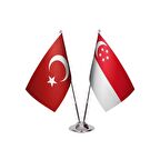 Singapur İkili Masa Bayrağı