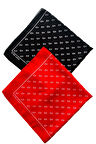 100% Pamuklu Çapa Desenli Bandana Kare Pamuklu Kumaş