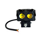 Carub Sis Farı Off-Road 2 Led Sarı-Beyaz Mod