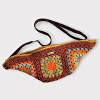 Uretti - Sennur 9694 - El Yapımı Motifli Kadın Çanta - Çok Renkli