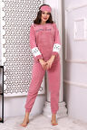 Fwn 3012 Peluş Welsoft Polar Kışlık Yumoş Kadın Pijama Takımı