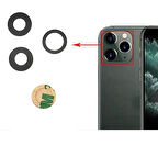 iPhone 11 Pro Max Uyumlu Kamera Lensi Kamera Camı