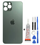 İphone 11 Pro Max Arka Kapak Cam +Yapıştırıcı B700 + Tamir Seti