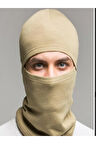 Haki Renk Soğuğa Karşı Korumalı Unisex Termal Kar Maskesi, Şapka