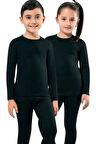 Unisex Çocuk Siyah Termal Body Mkt2005 Tek Üst