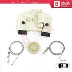 Mercedes Sprinter W906 2006-2018 VW Crafter 2006-2017 İçin Elektrikli Ön Sol Cam Kriko Tamir Seti