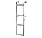 Foldable Ladder,Inox 316,for narr.transom,2+2 steps,90⁰