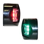 FOS LED 12 İSKELESANCAK FENERİ, dikey monte, 112,5° siyah