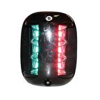 FOS LED 20 İKİ RENKLİ SEYİR FENERİ, yüzey monte, siyah