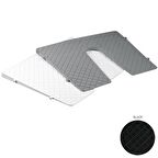 Transom Pad Tilted, 450x360mm, White