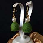 İpek Kozası İncili Küpe