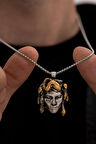 Medusa - Erkek Kolye - Kadın Kolye - Medusa Model Çelik Kolye
